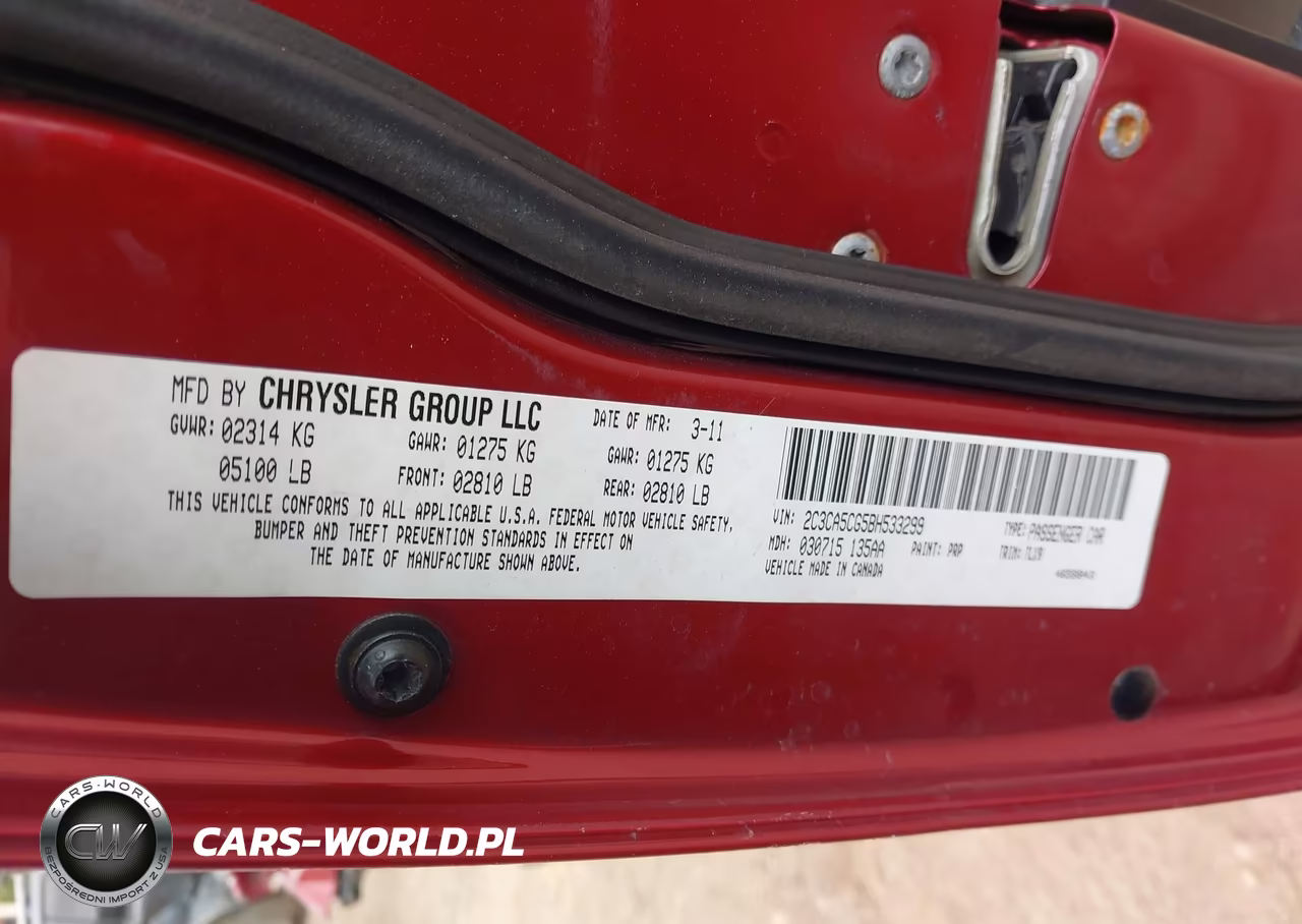 2011 Chrysler 300 Limited VIN:2C3CA5CG5BH533299 - 9