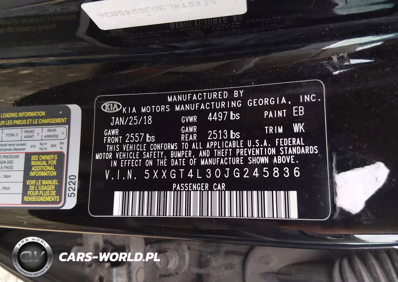 2018 Kia Optima S VIN:5XXGT4L30JG245836 - 9