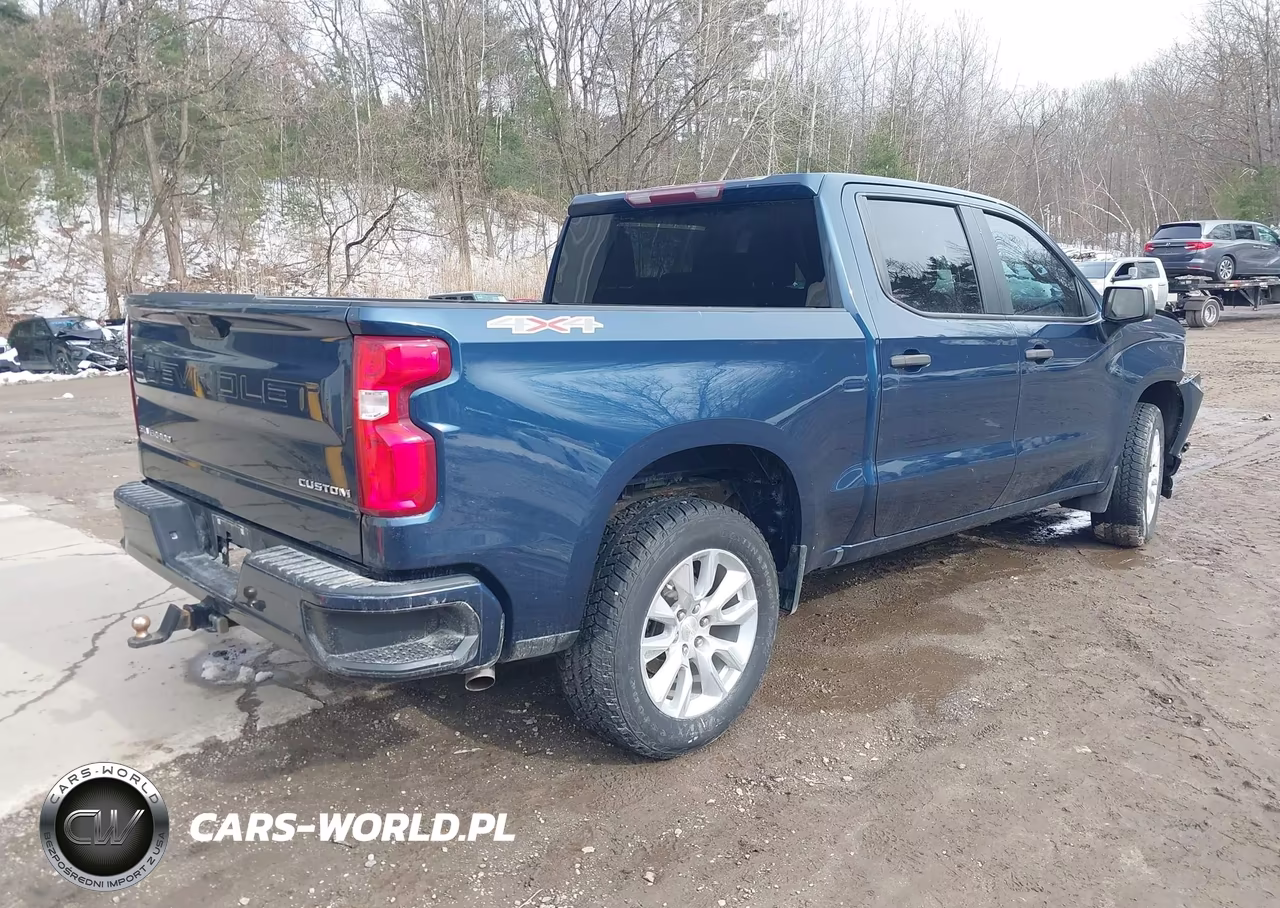 2021 Chevrolet Silverado 1500 4Wd Short Bed Custom VIN:3GCPYBEK7MG244291 - 4
