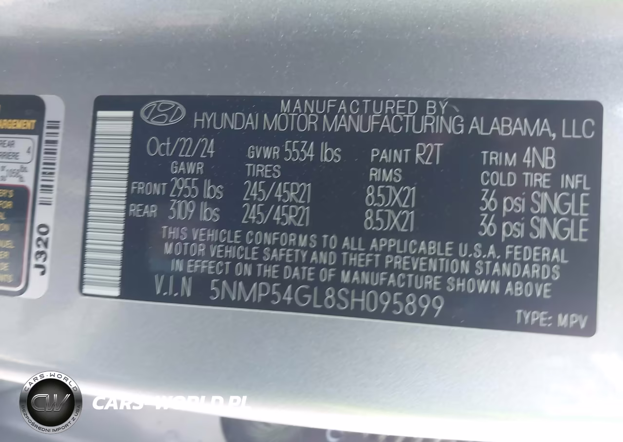 2025 Hyundai Santa Fe Calligraphy VIN:5NMP54GL8SH095899 - 9