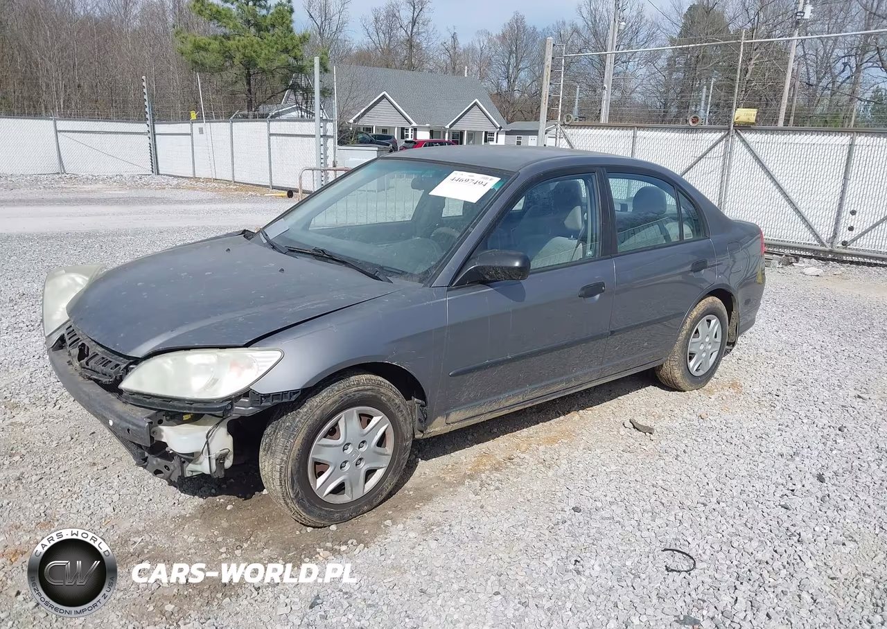 2005 Honda Civic Vp VIN:1HGES16345L025840 - 2