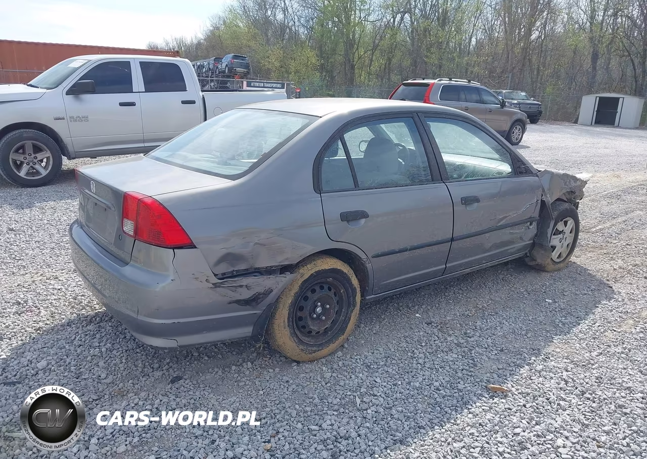 2005 Honda Civic Vp VIN:1HGES16345L025840 - 4