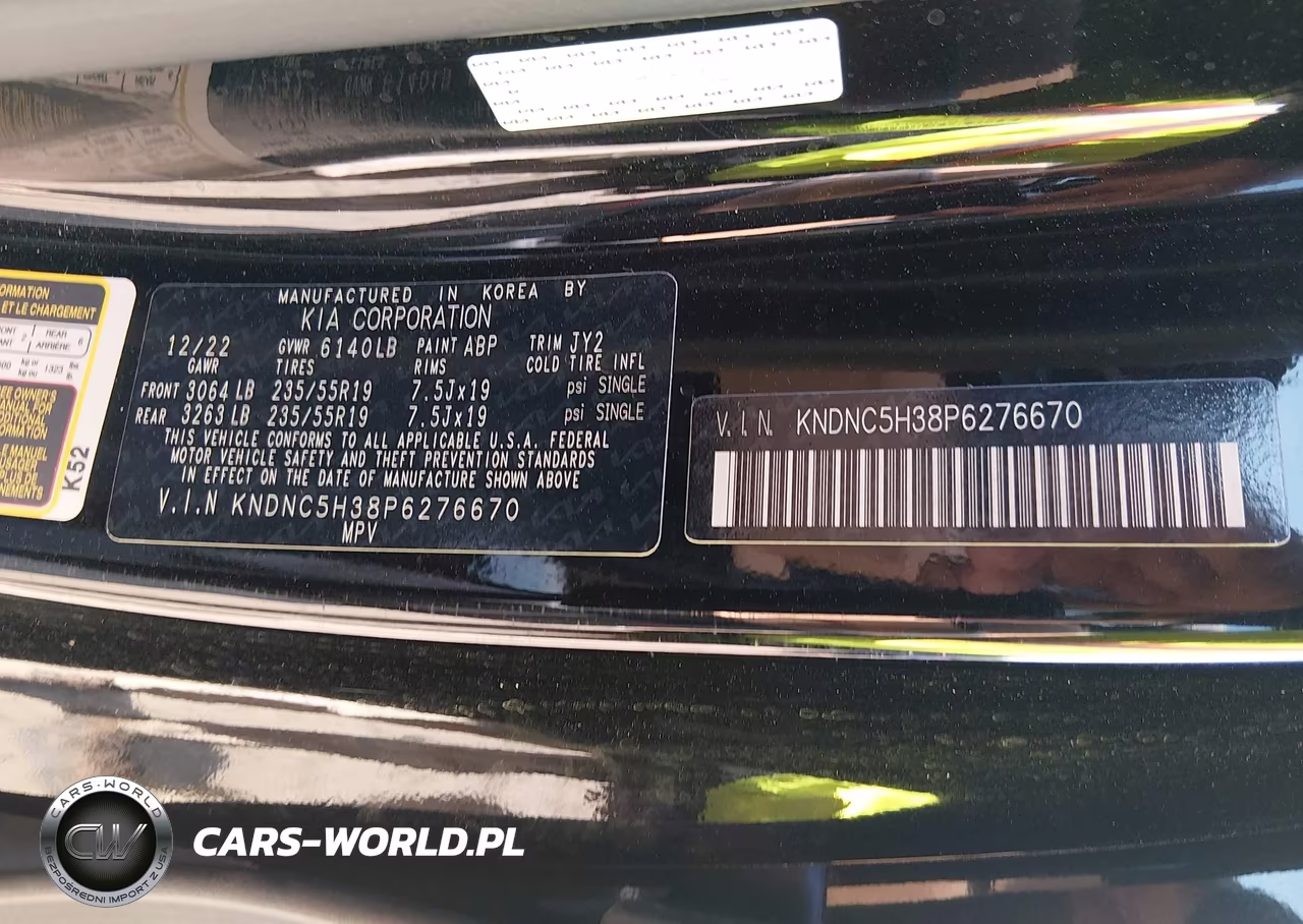 2023 Kia Carnival Mpv Ex VIN:KNDNC5H38P6276670 - 9