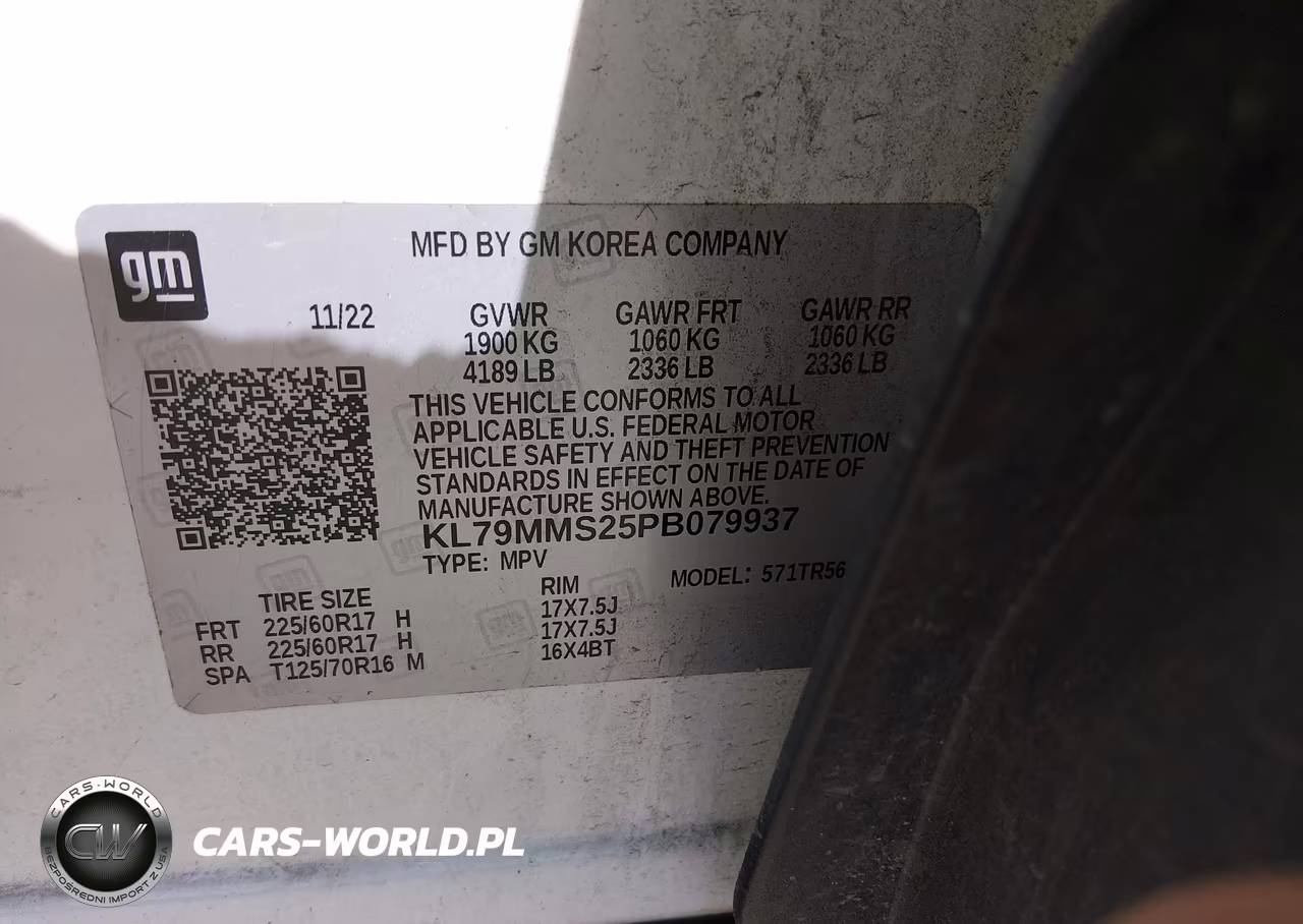 2023 Chevrolet Trailblazer Fwd Ls VIN:KL79MMS25PB079937 - 9