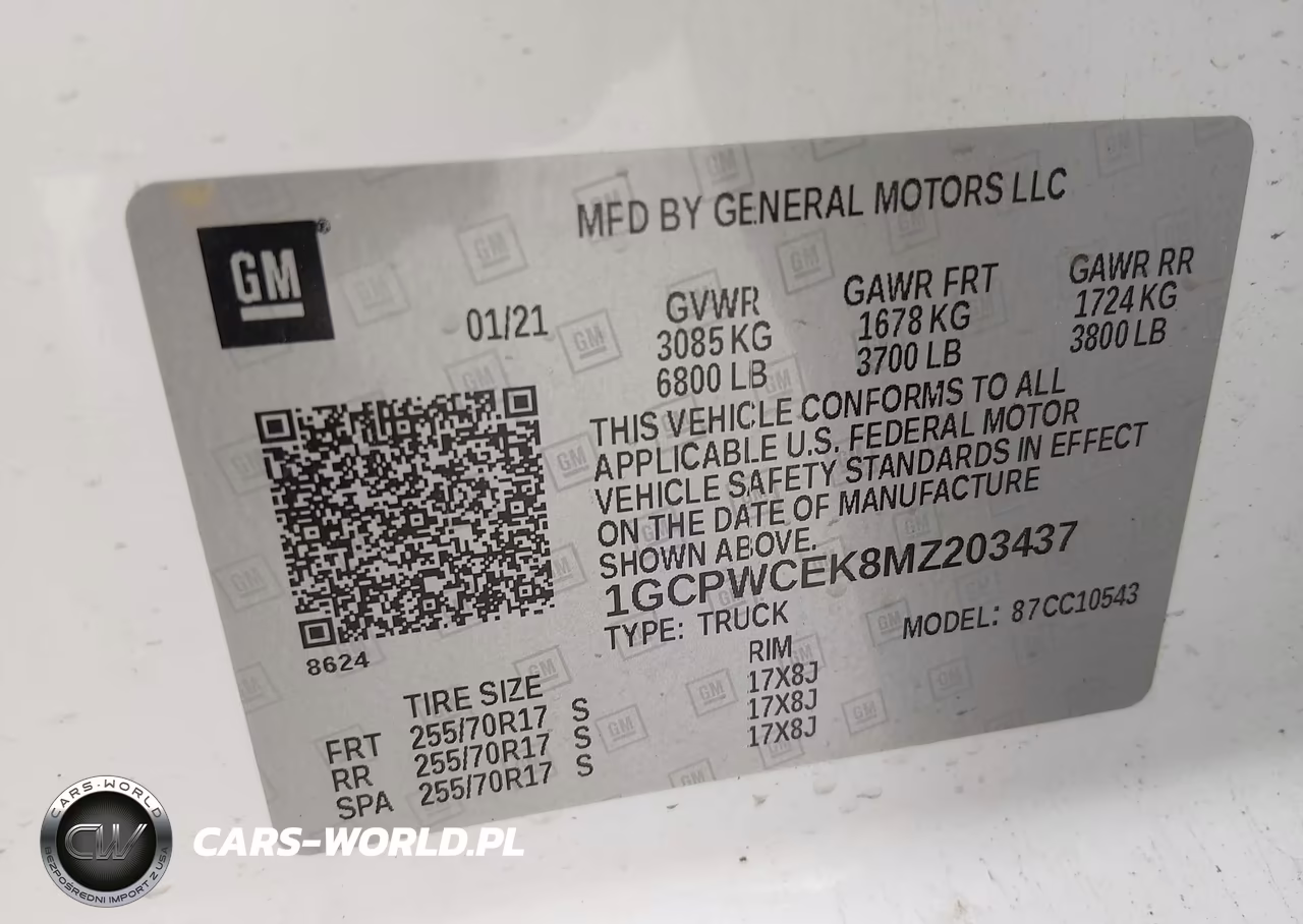 2021 Chevrolet Silverado 1500 2Wd Short Bed Lt VIN:1GCPWCEK8MZ203437 - 9