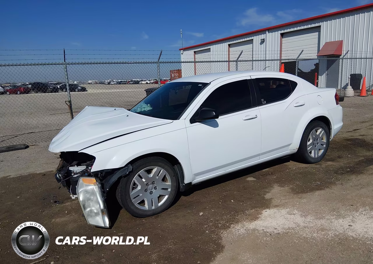 2013 Dodge Avenger Se VIN:1C3CDZAB9DN677227 - 2