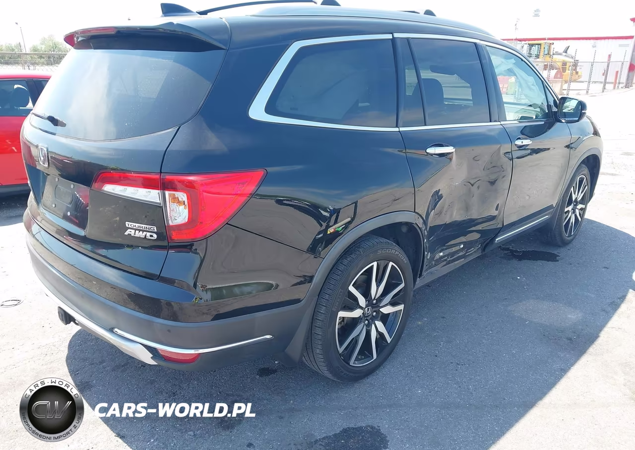 2022 Honda Pilot Awd Touring 8 Passenger VIN:5FNYF6H92NB001618 - 4