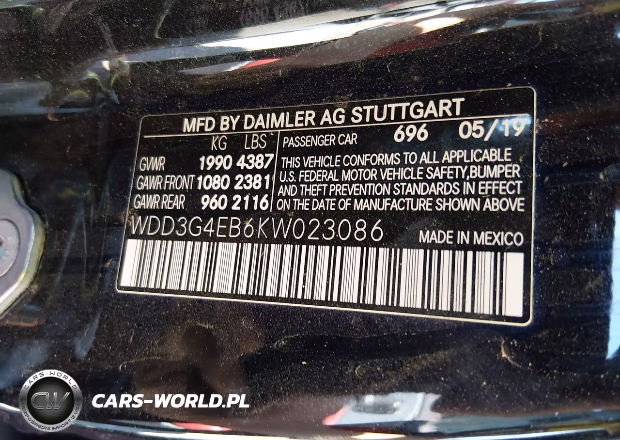 2019 Mercedes-Benz A 220 VIN:WDD3G4EB6KW023086 - 9