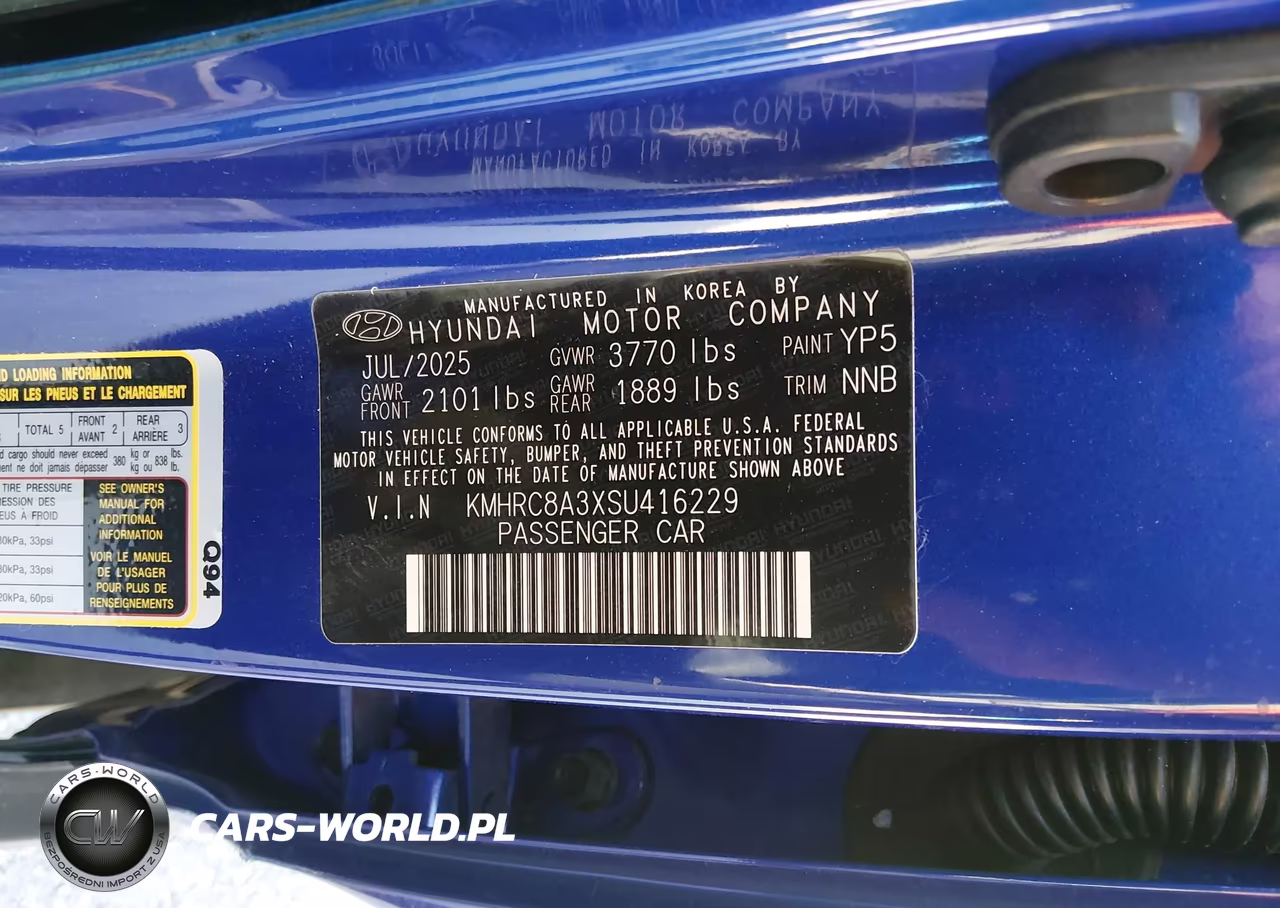 2025 Hyundai Venue Limited VIN:KMHRC8A3XSU416229 - 9