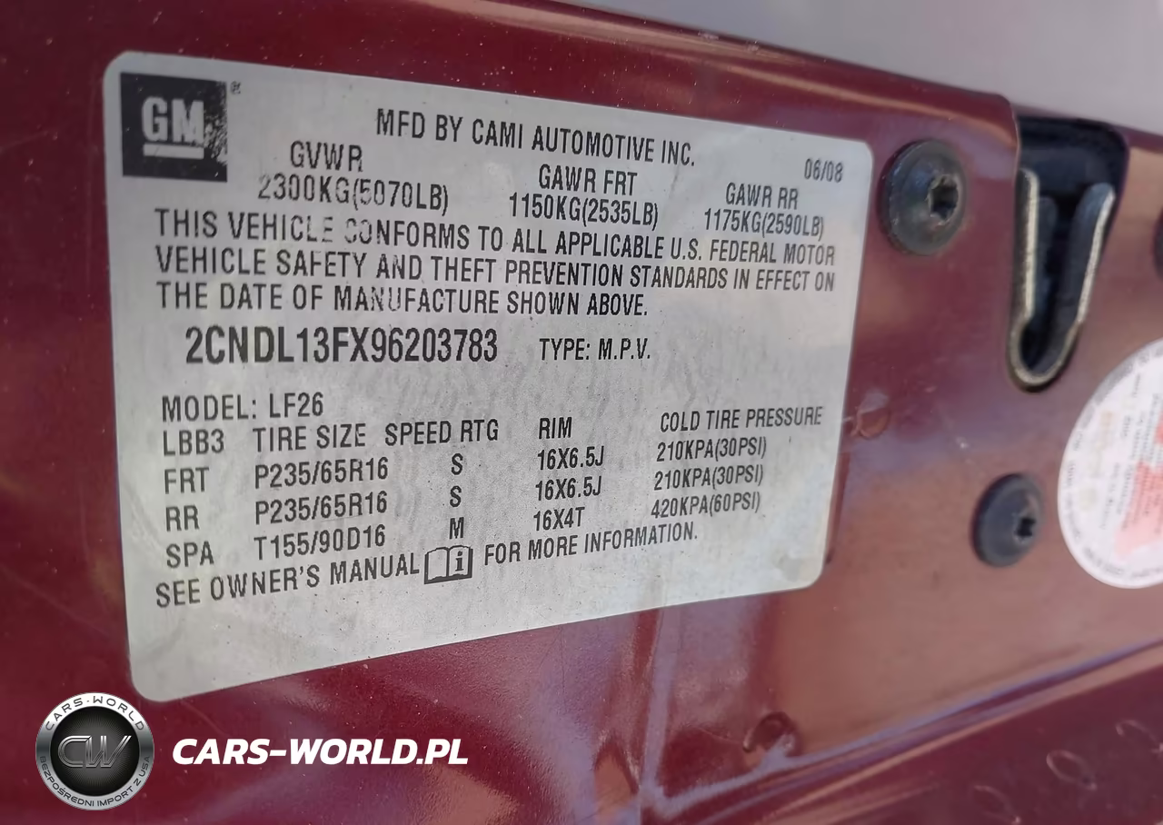 2009 Chevrolet Equinox Ls VIN:2CNDL13FX96203783 - 9