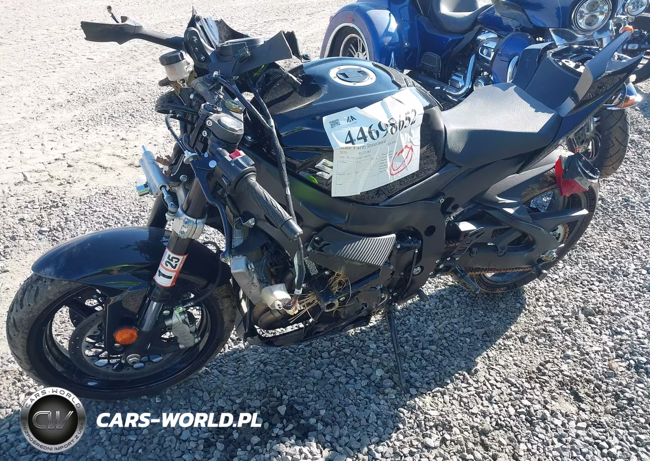 2020 Suzuki Gsx-R600 VIN:JS1GN7FA8L7100250 - 2