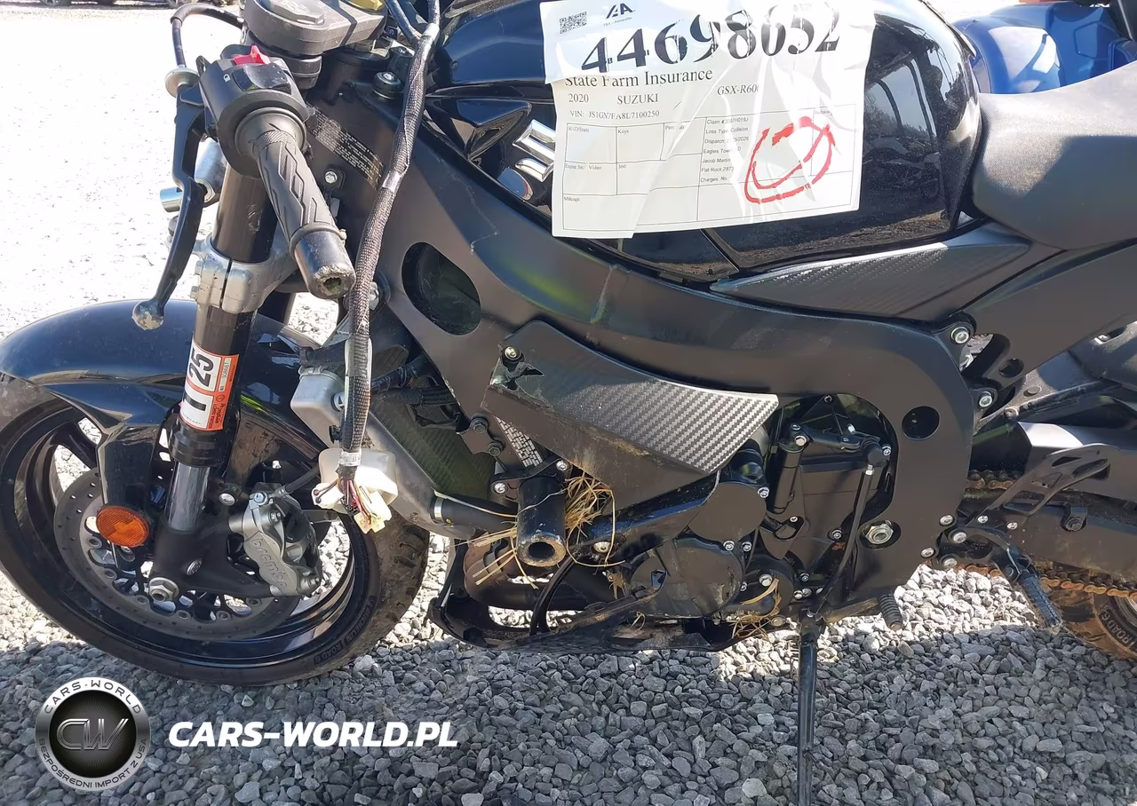 2020 Suzuki Gsx-R600 VIN:JS1GN7FA8L7100250 - 9