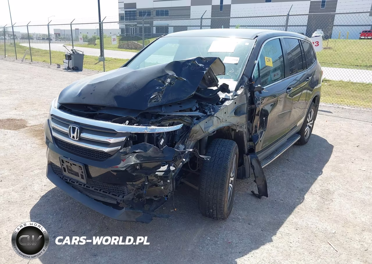 2016 Honda Pilot Ex-L VIN:5FNYF6H79GB081324 - 2