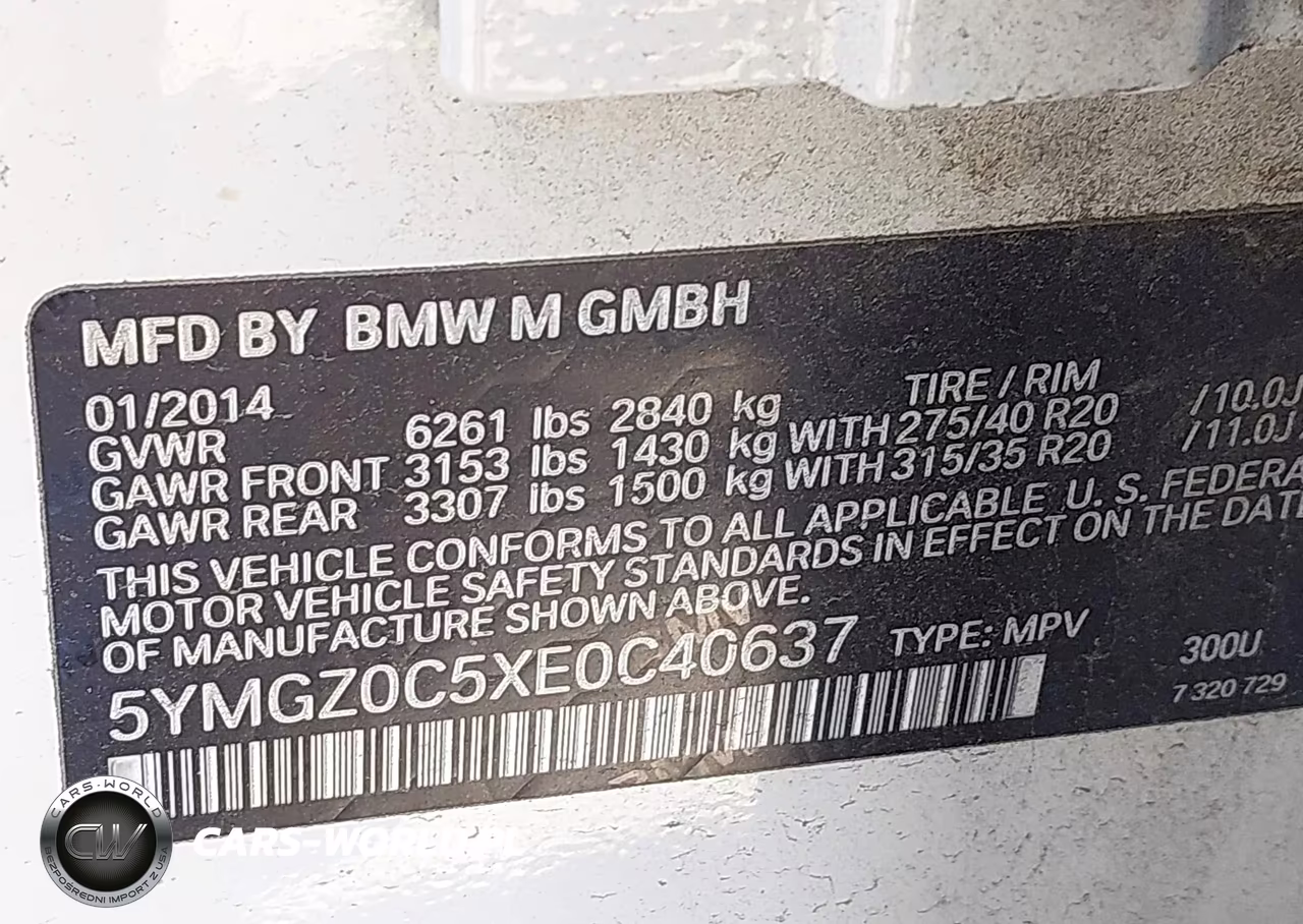 2014 BMW X6 M VIN:5YMGZ0C5XE0C40637 - 9