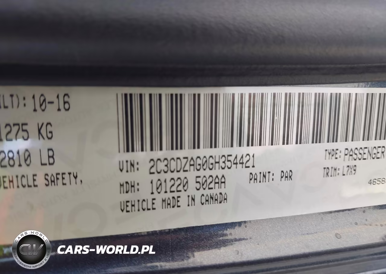 2016 Dodge Challenger Sxt VIN:2C3CDZAG0GH354421 - 9