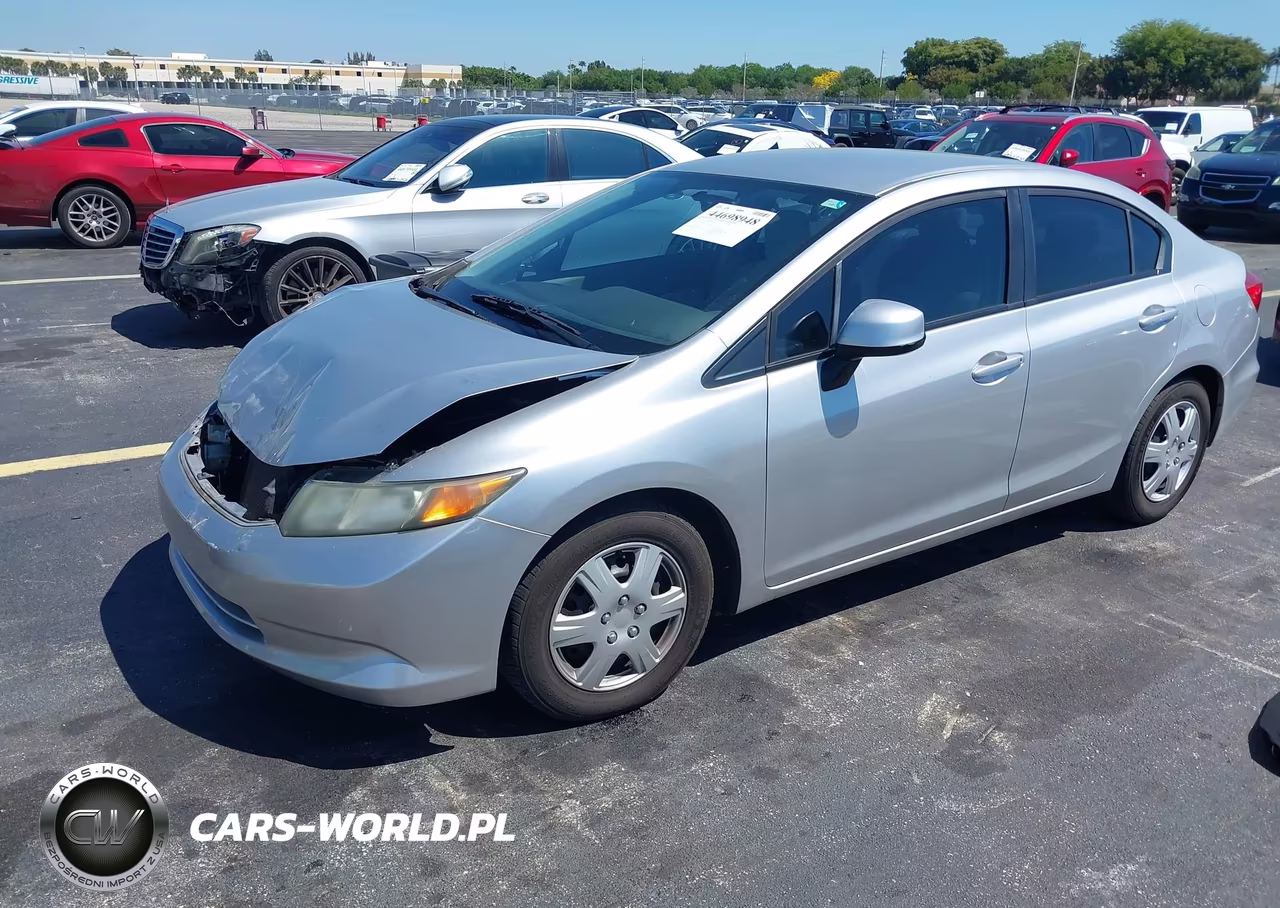 2012 Honda Civic Lx VIN:19XFB2F52CE389299 - 2