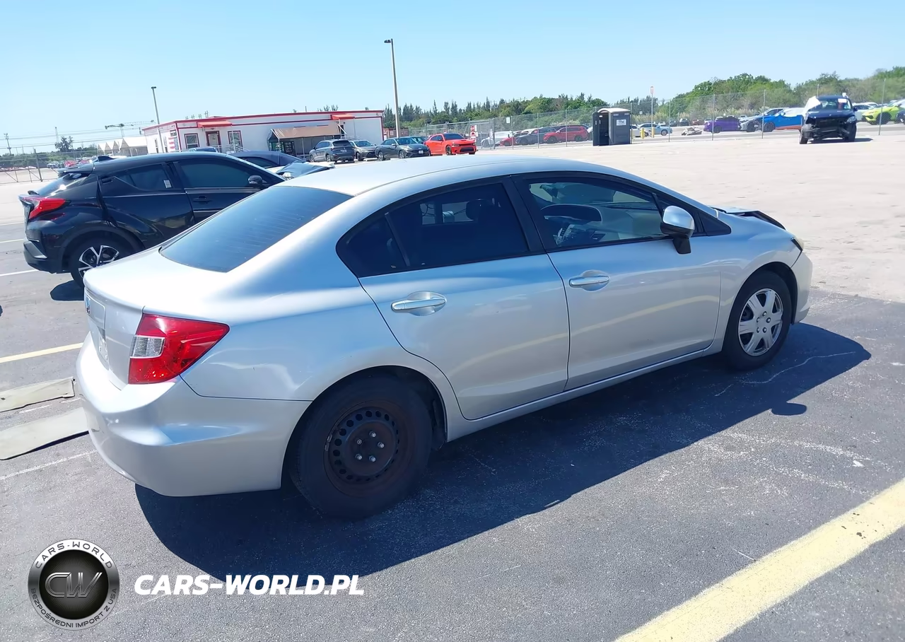 2012 Honda Civic Lx VIN:19XFB2F52CE389299 - 4