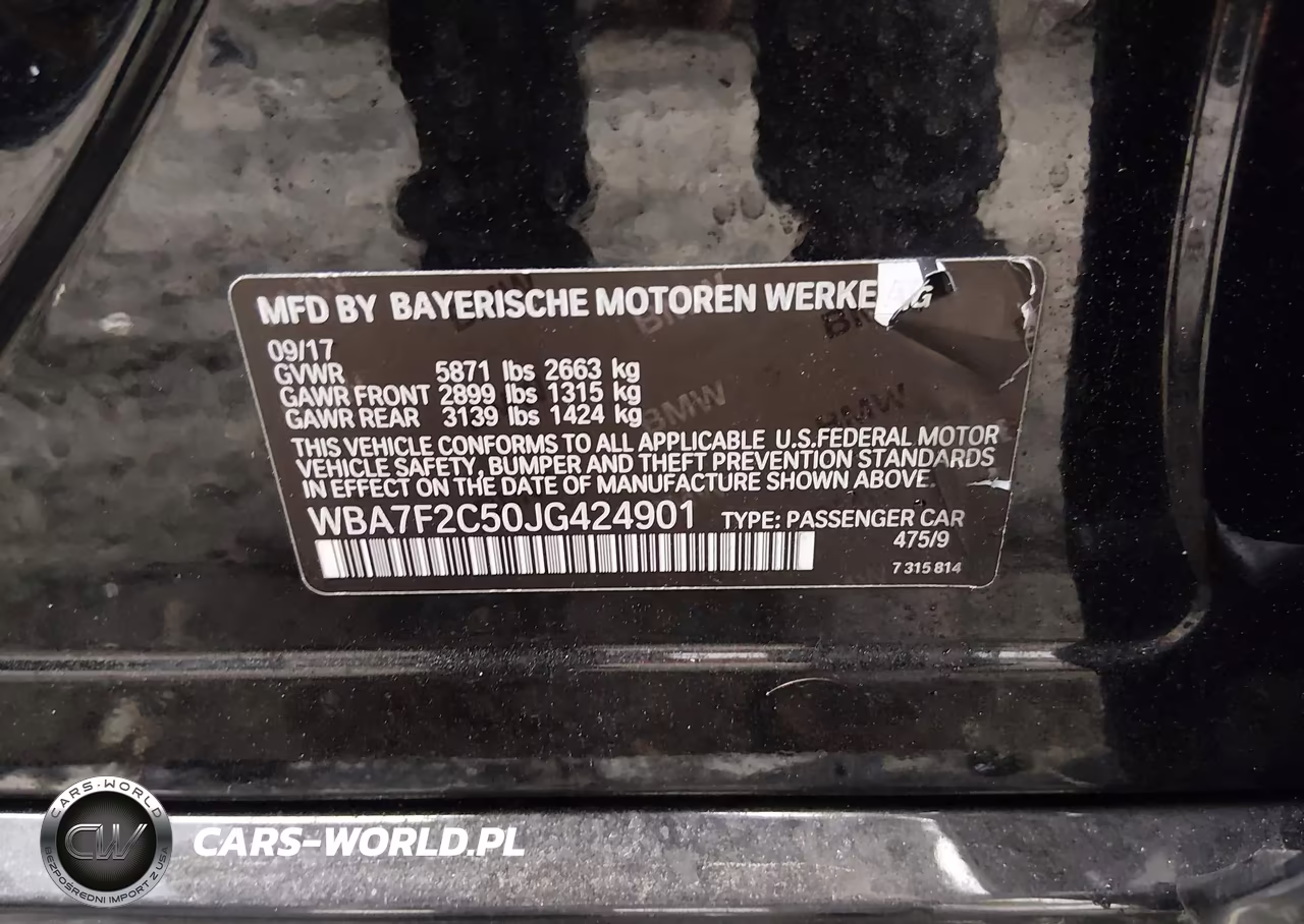 2018 BMW Alpina B7 xDrive VIN:WBA7F2C50JG424901 - 7