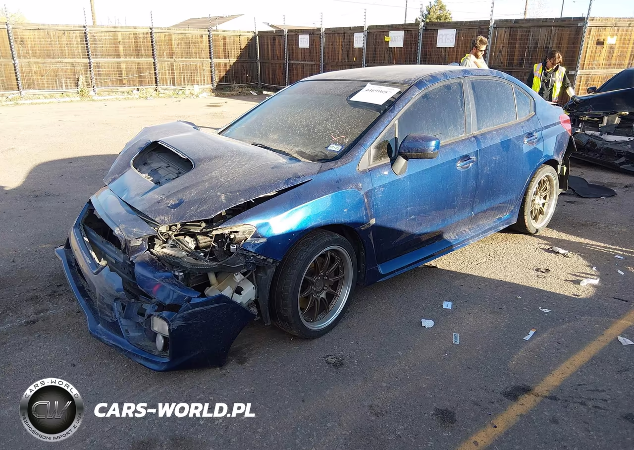 2015 Subaru Wrx VIN:JF1VA1A60F9835599 - 2