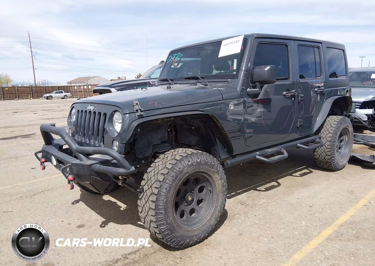 2016 Jeep Wrangler Unlimited Sport VIN:1C4BJWDG9GL191930 - 2