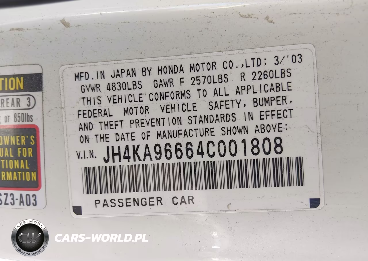 2004 Acura Rl 3.5 VIN:JH4KA96664C001808 - 9