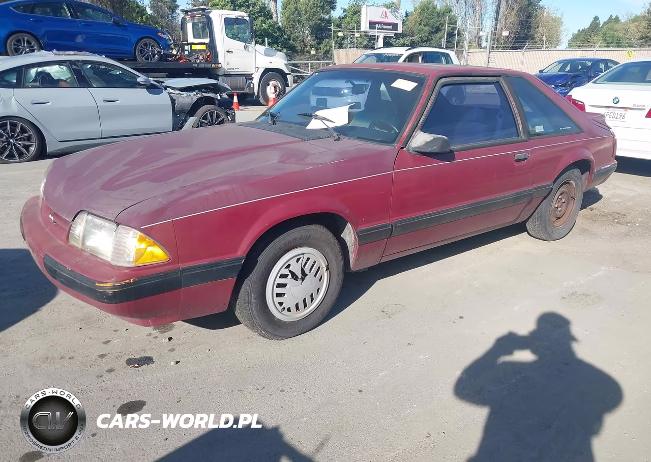 1989 Ford Mustang Lx VIN:1FABP41A0KF126593 - 2
