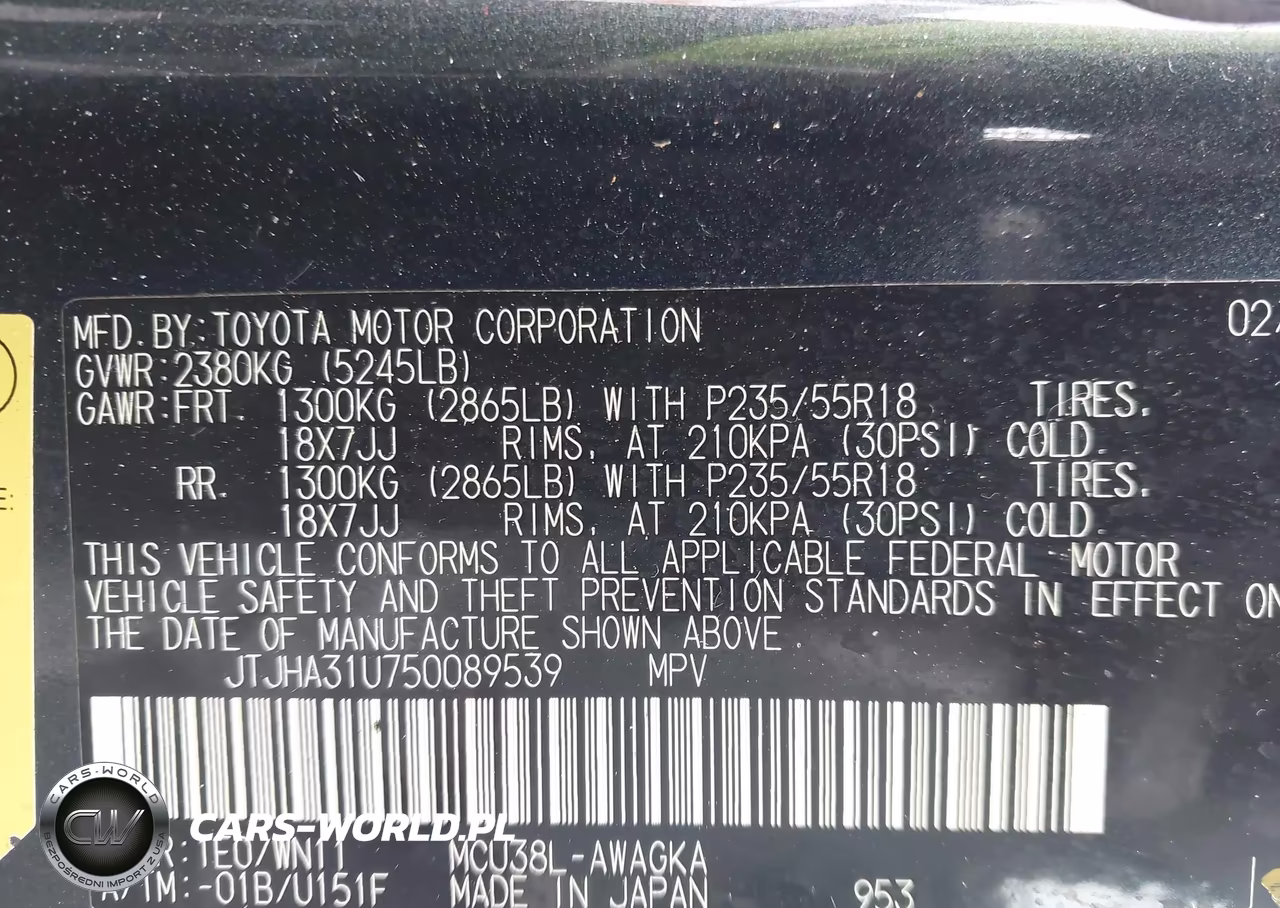 2005 Lexus Rx 330 VIN:JTJHA31U750089539 - 9