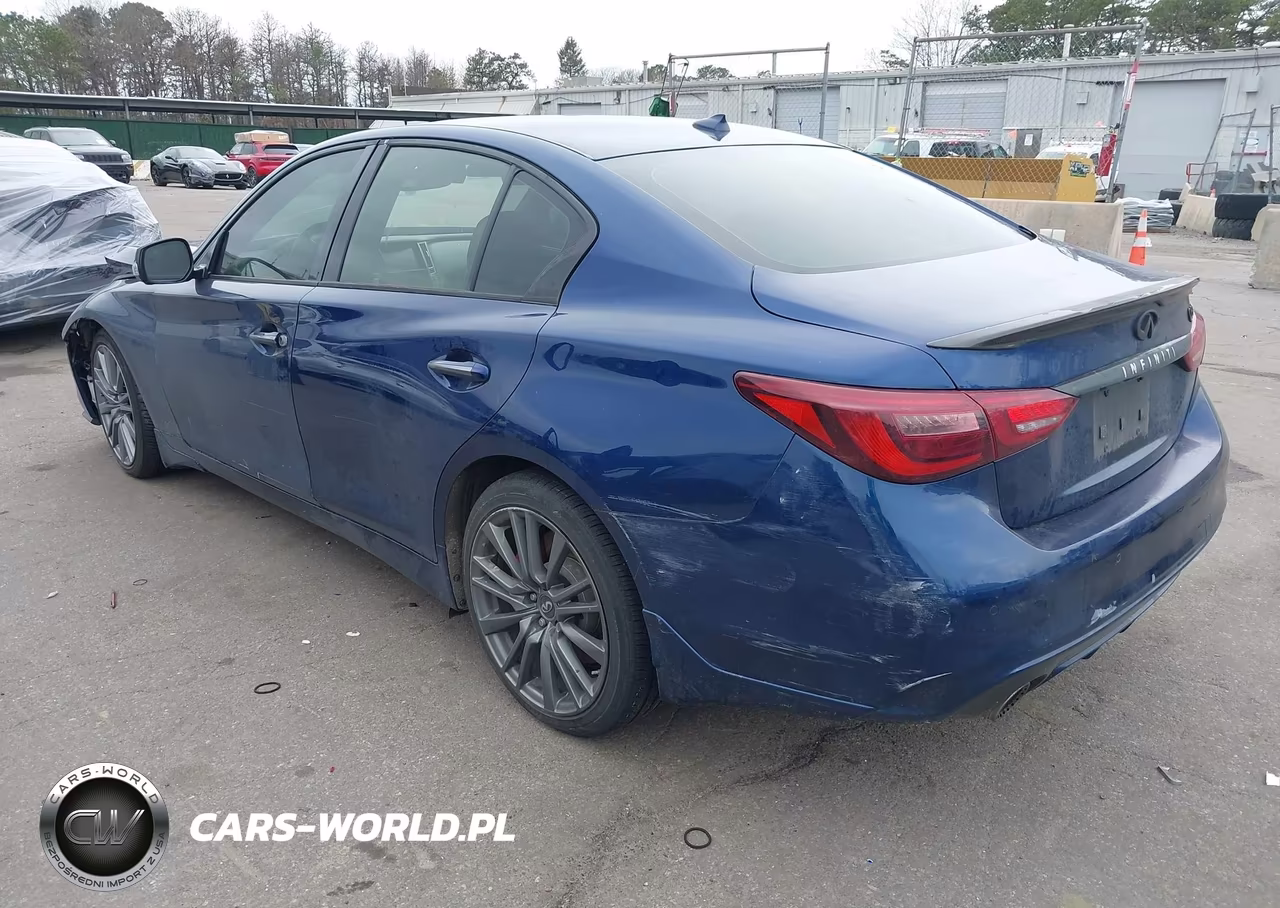 2018 Infiniti Q50 3.0T Red Sport 400 VIN:JN1FV7AR1JM480953 - 3