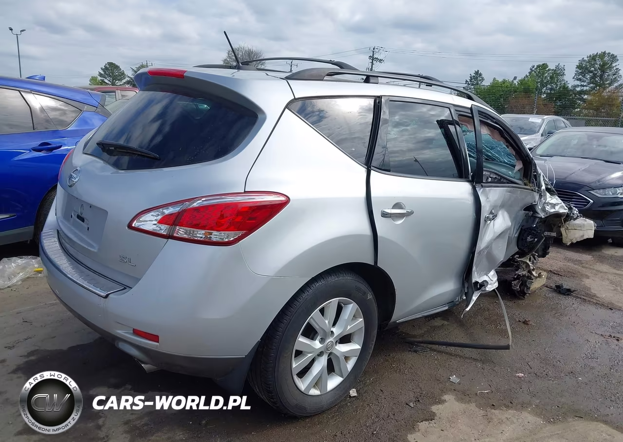 2012 Nissan Murano Sl VIN:JN8AZ1MU8CW120468 - 4