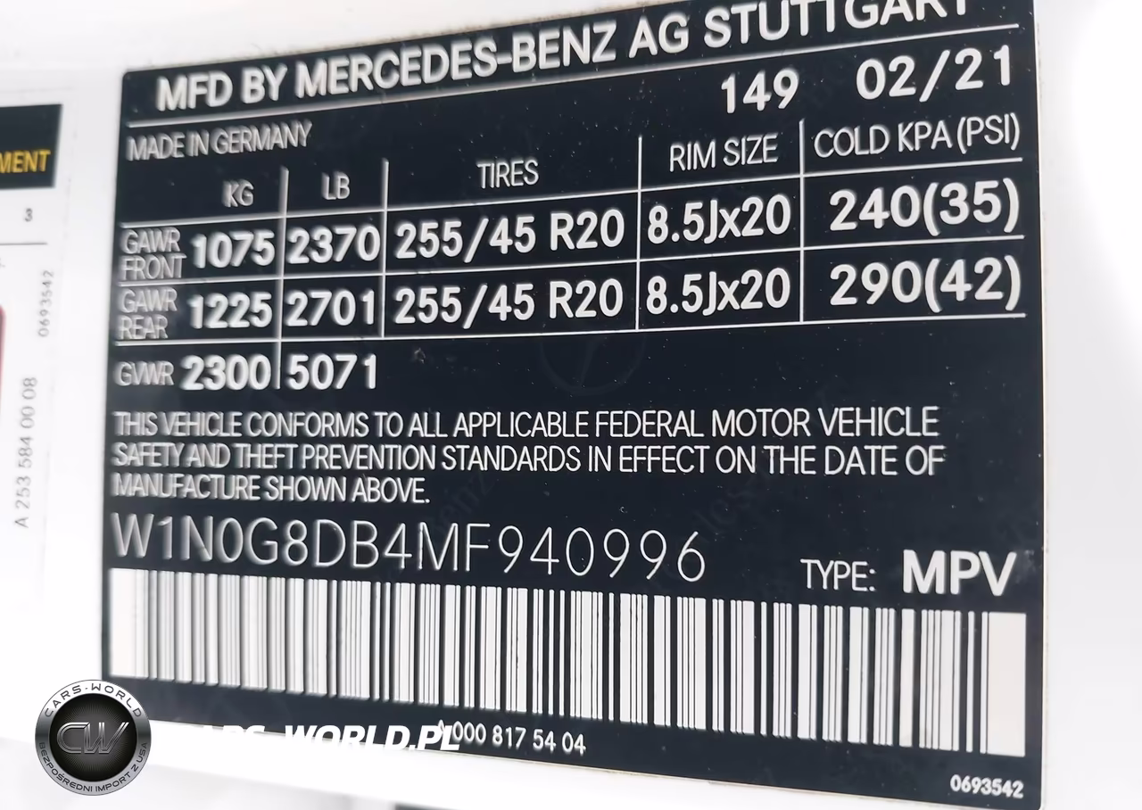 2021 Mercedes-Benz Glc 300 Suv VIN:W1N0G8DB4MF940996 - 9