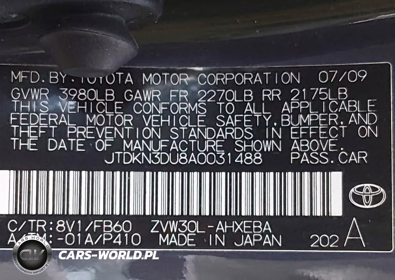 2010 Toyota Prius Ii VIN:JTDKN3DU8A0031488 - 9