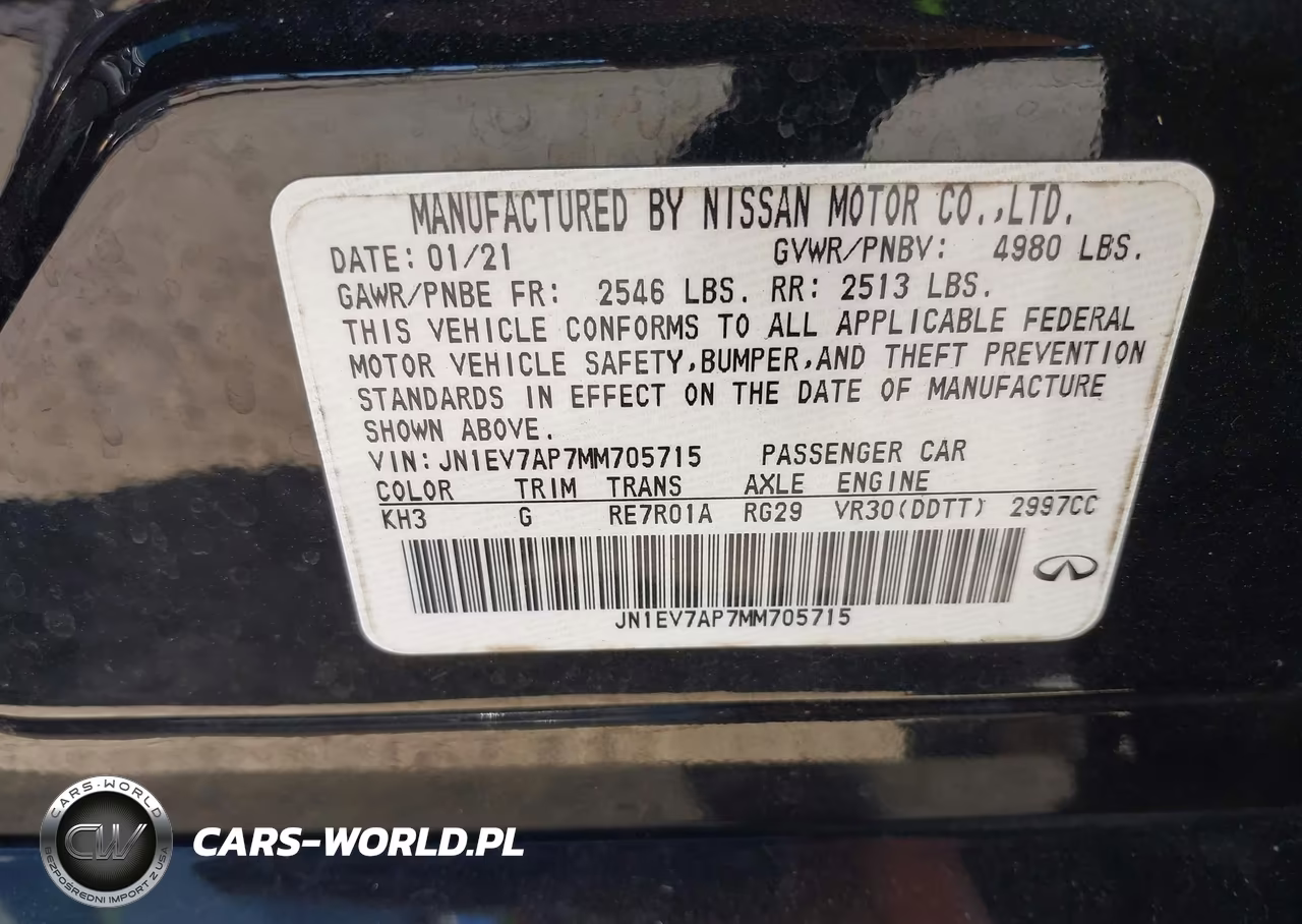 2021 Infiniti Q50 Pure VIN:JN1EV7AP7MM705715 - 9