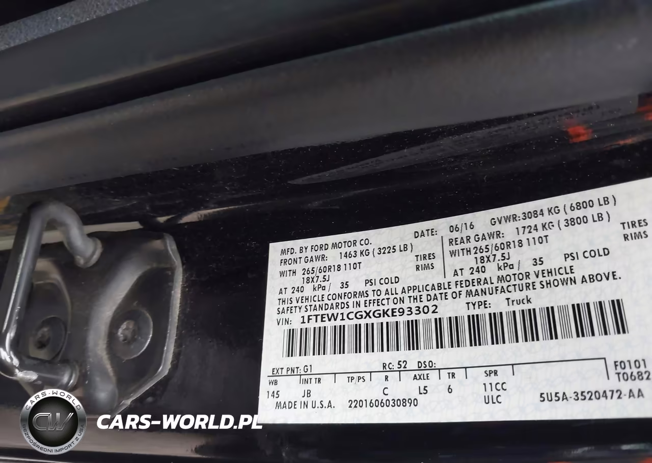 2016 Ford F-150 Xlt VIN:1FTEW1CGXGKE93302 - 9