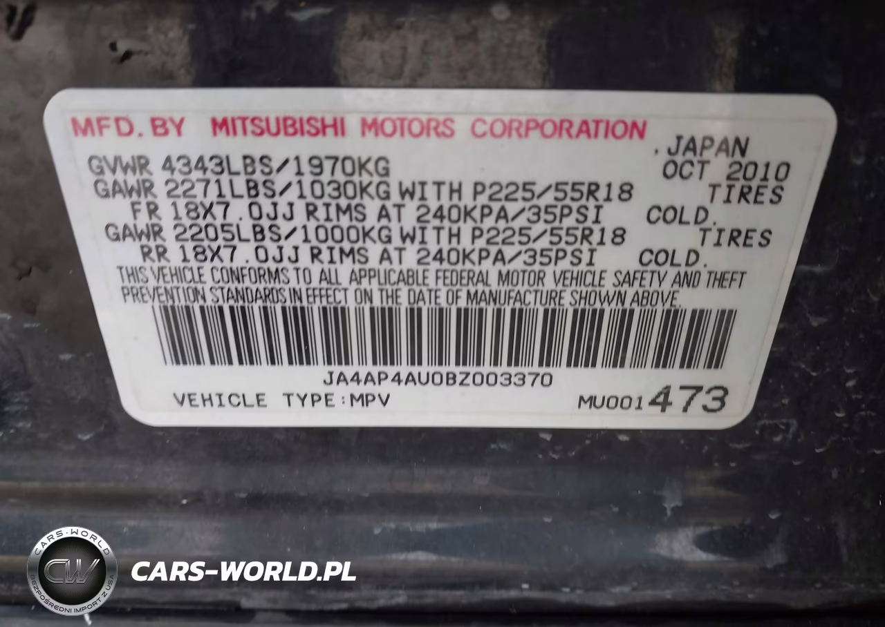 2011 Mitsubishi Outlander Sport Se VIN:JA4AP4AU0BZ003370 - 9