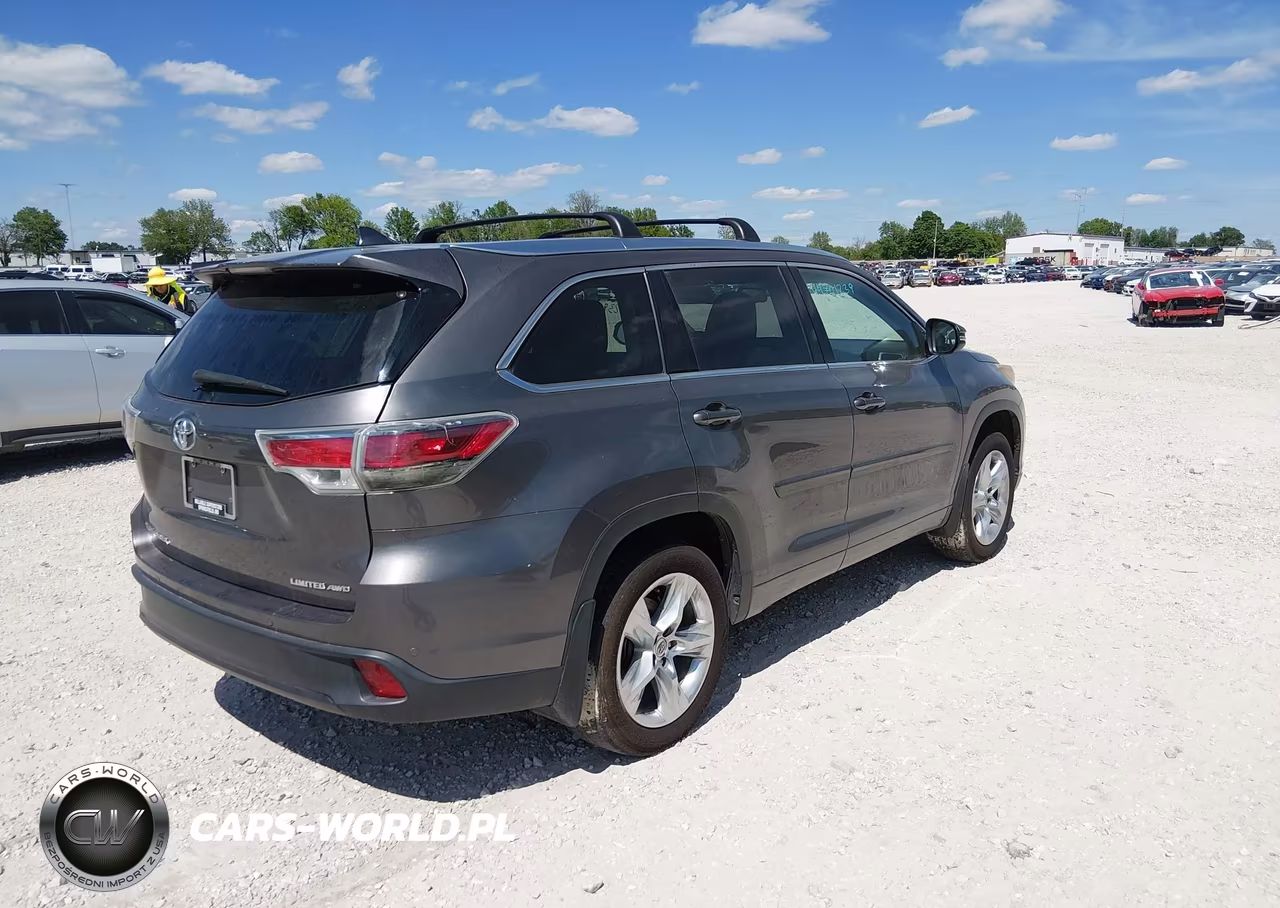 2015 Toyota Highlander Limited V6 VIN:5TDDKRFH5FS124297 - 4