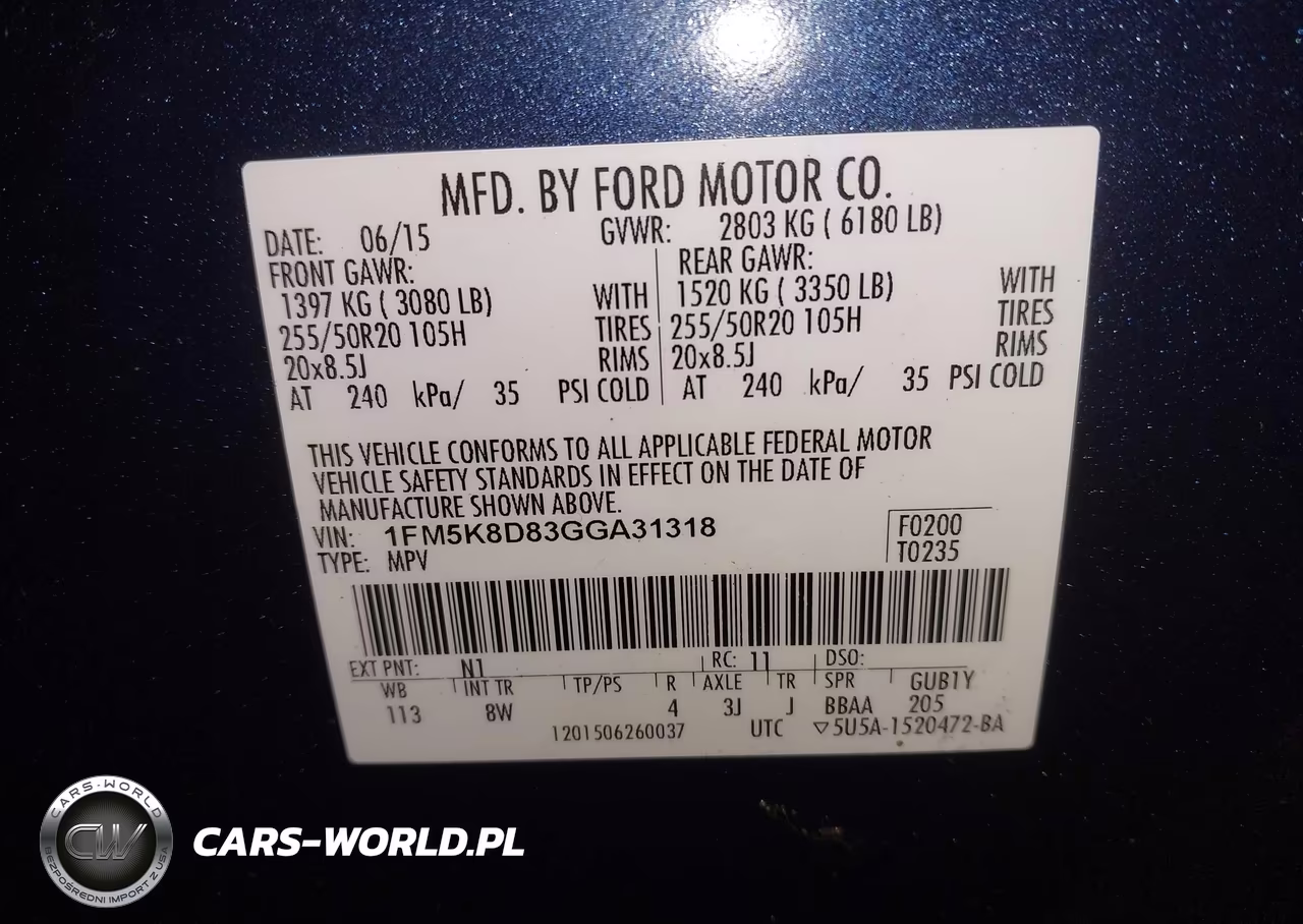 2016 Ford Explorer Xlt VIN:1FM5K8D83GGA31318 - 9