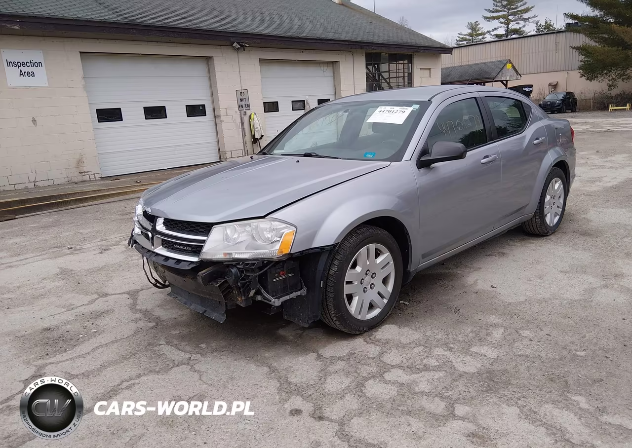 2014 Dodge Avenger Se VIN:1C3CDZAB3EN166081 - 2
