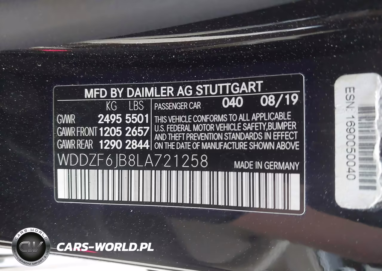 2020 Mercedes-Benz E 450 4Matic VIN:WDDZF6JB8LA721258 - 9