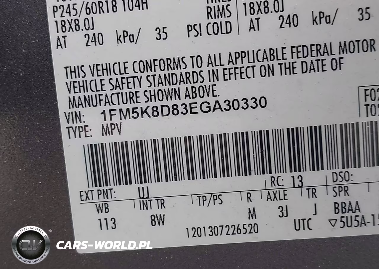 2014 Ford Explorer Xlt VIN:1FM5K8D83EGA30330 - 9