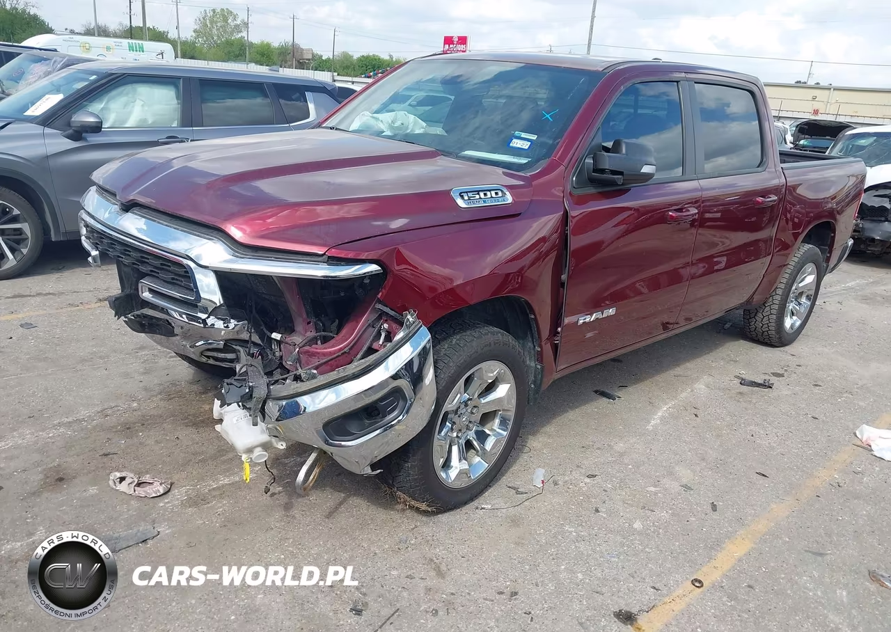 2022 Ram 1500 Lone Star 4X4 5'7 Box VIN:1C6SRFFTXNN458830 - 2
