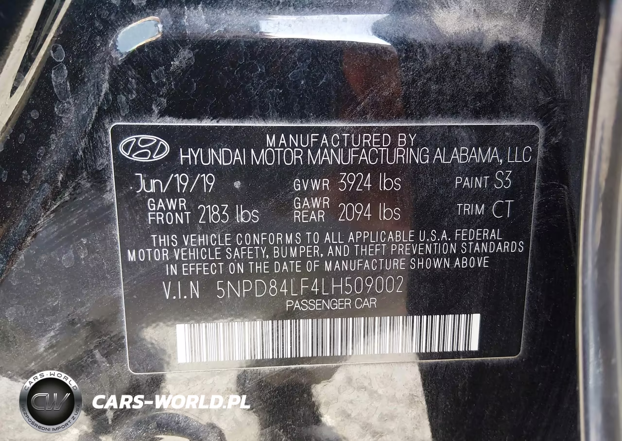 2020 Hyundai Elantra Sel VIN:5NPD84LF4LH509002 - 8