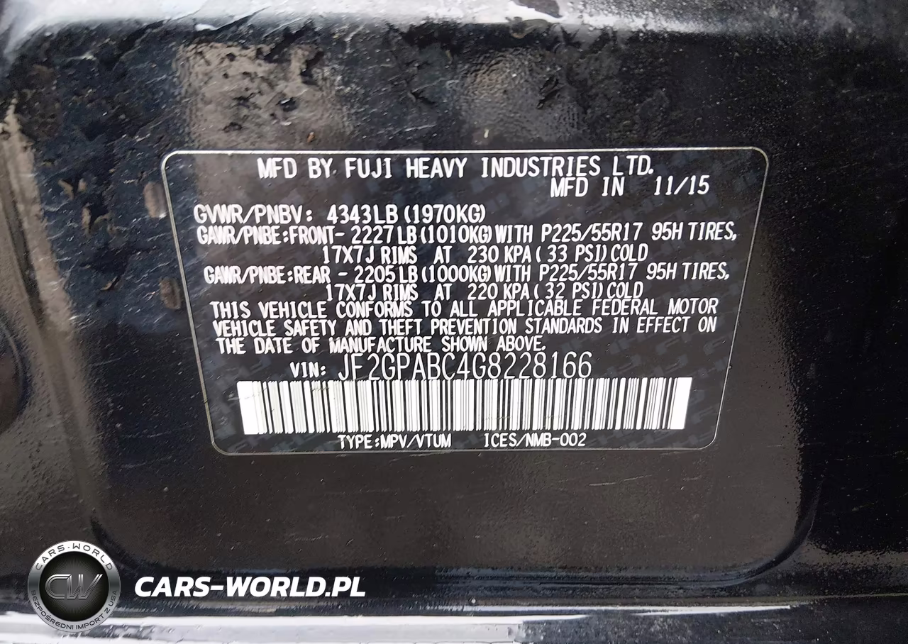2016 Subaru Crosstrek 2.0I Premium VIN:JF2GPABC4G8228166 - 9