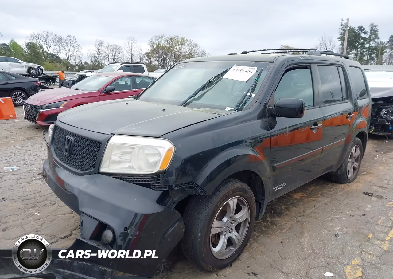 2012 Honda Pilot Ex-L VIN:5FNYF4H56CB009560 - 2