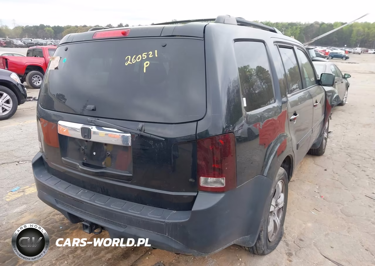 2012 Honda Pilot Ex-L VIN:5FNYF4H56CB009560 - 4