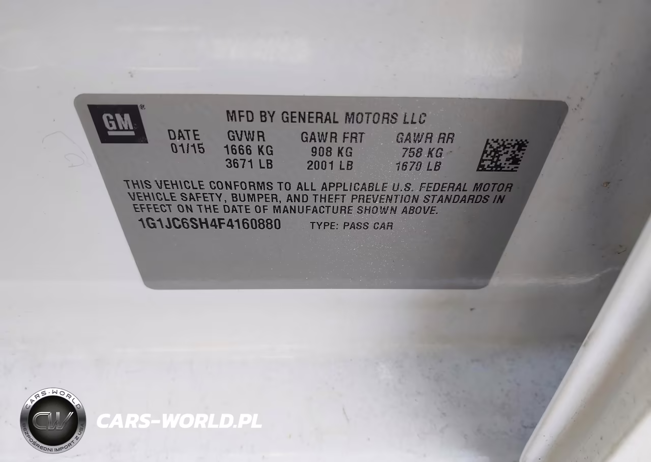 2015 Chevrolet Sonic Lt Auto VIN:1G1JC6SH4F4160880 - 9