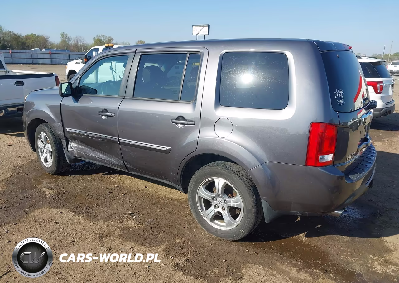 2014 Honda Pilot Ex-L VIN:5FNYF4H71EB055897 - 3