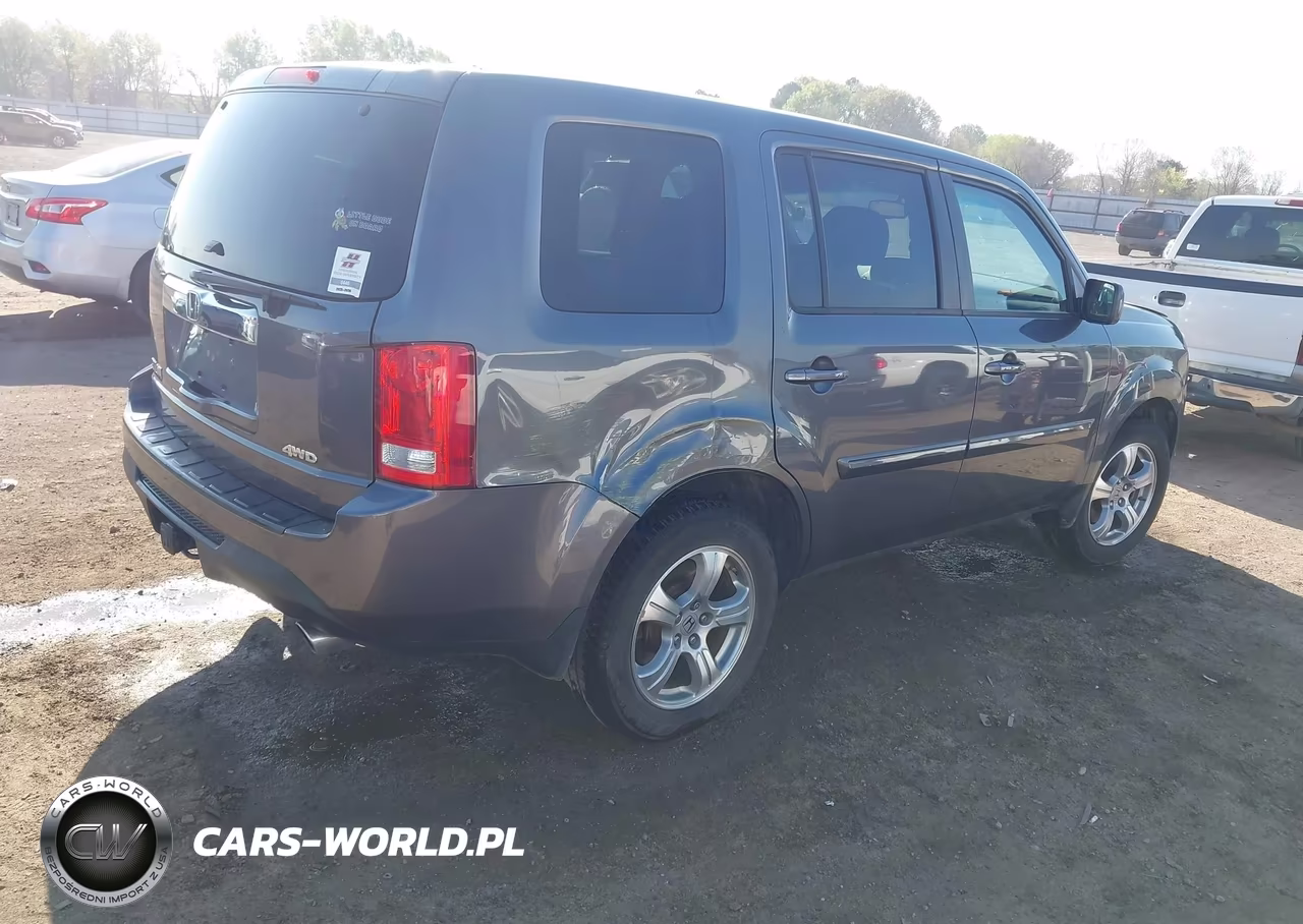 2014 Honda Pilot Ex-L VIN:5FNYF4H71EB055897 - 4