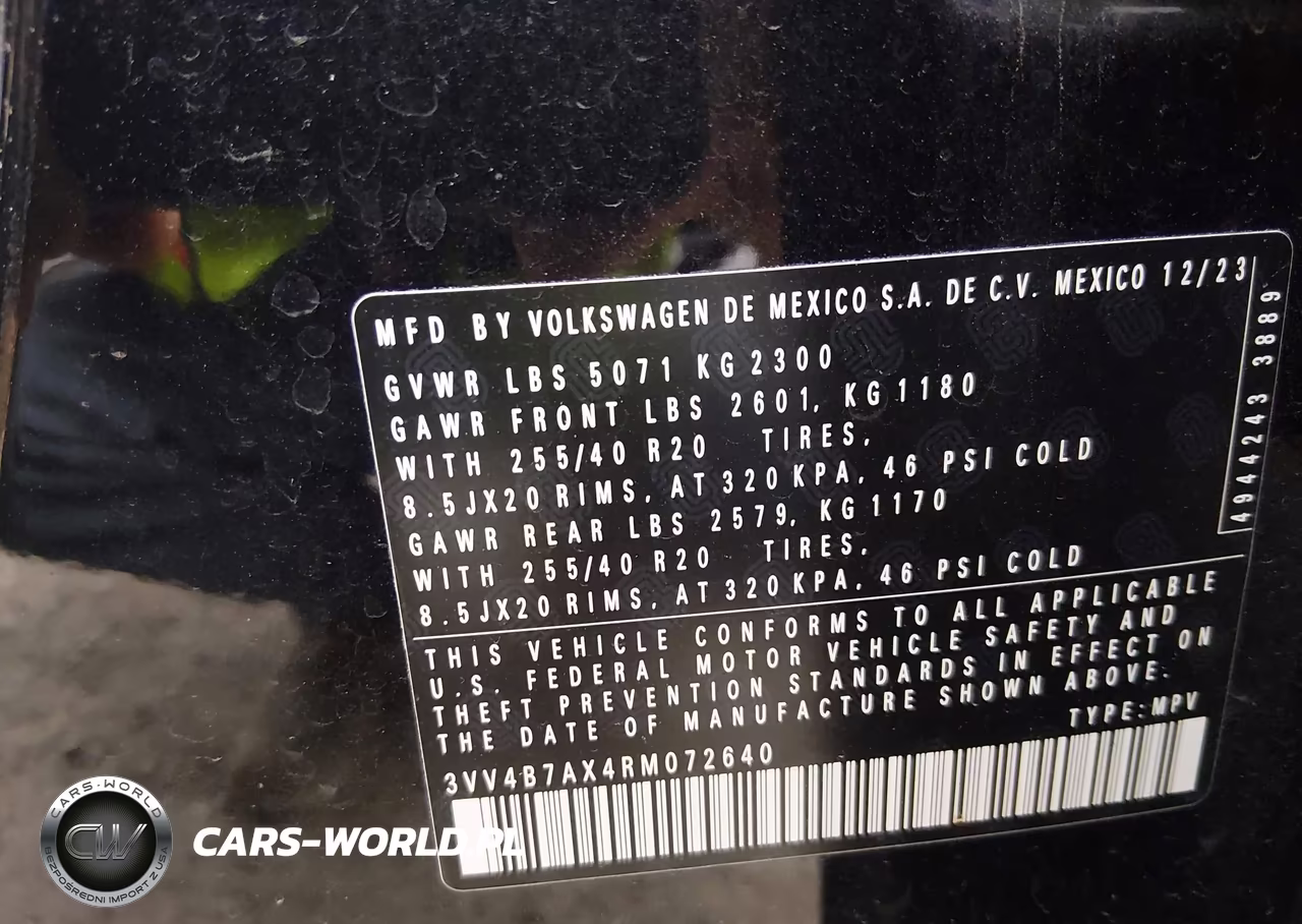 2024 Volkswagen Tiguan 2.0T Sel R-Line VIN:3VV4B7AX4RM072640 - 9