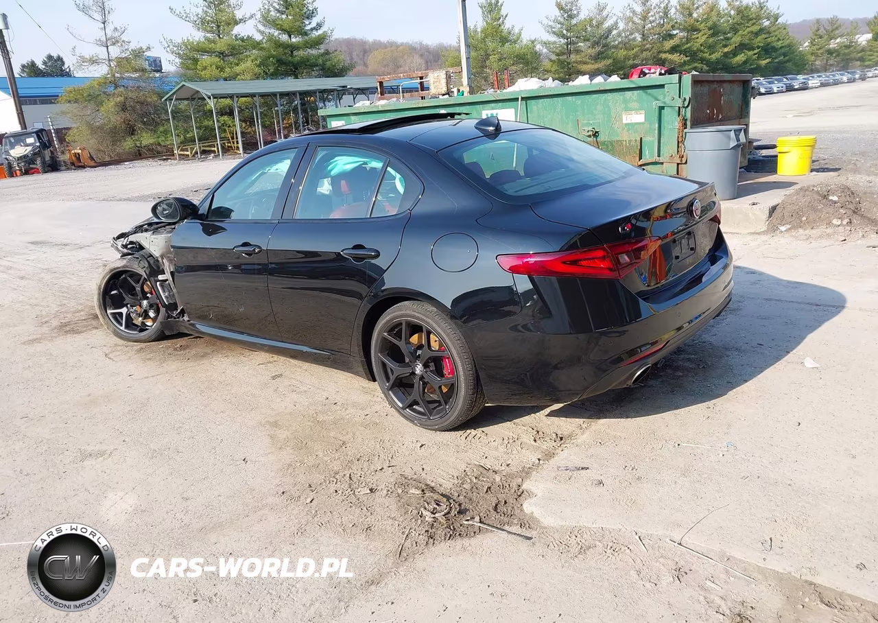 2021 Alfa Romeo Giulia Ti Awd VIN:ZARFANBN0M7648230 - 3