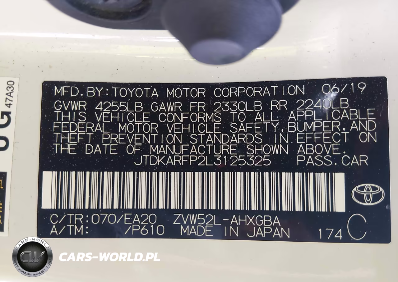 2020 Toyota Prius Prime Xle VIN:JTDKARFP2L3125325 - 9